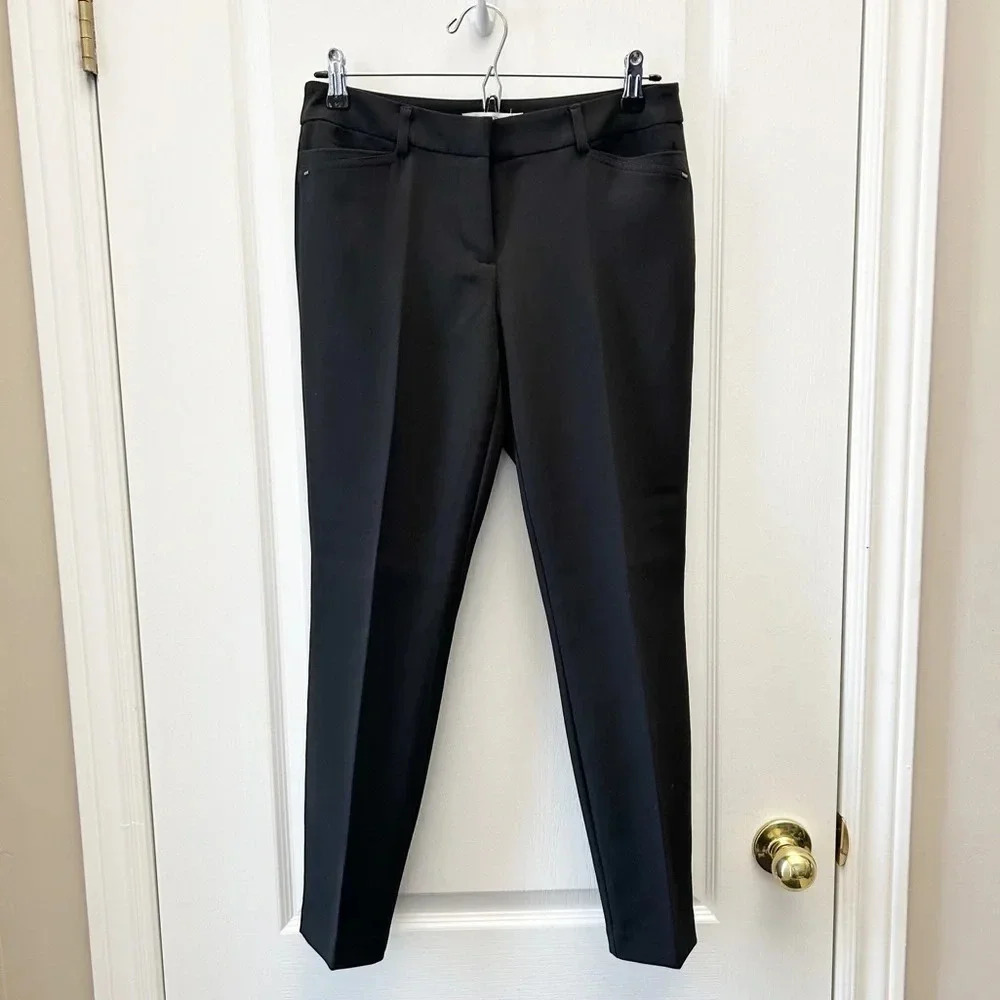 Ricki’s Slim Ankle Cropped Cigarette Pants Black Size 2 - Picture 3 of 16